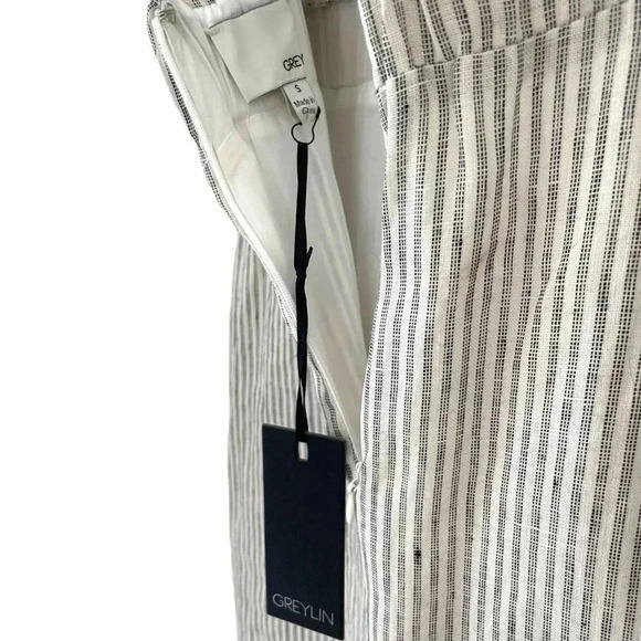 Greylin Linen Striped Sleeveless Mini Dress - Picture 9 of 9